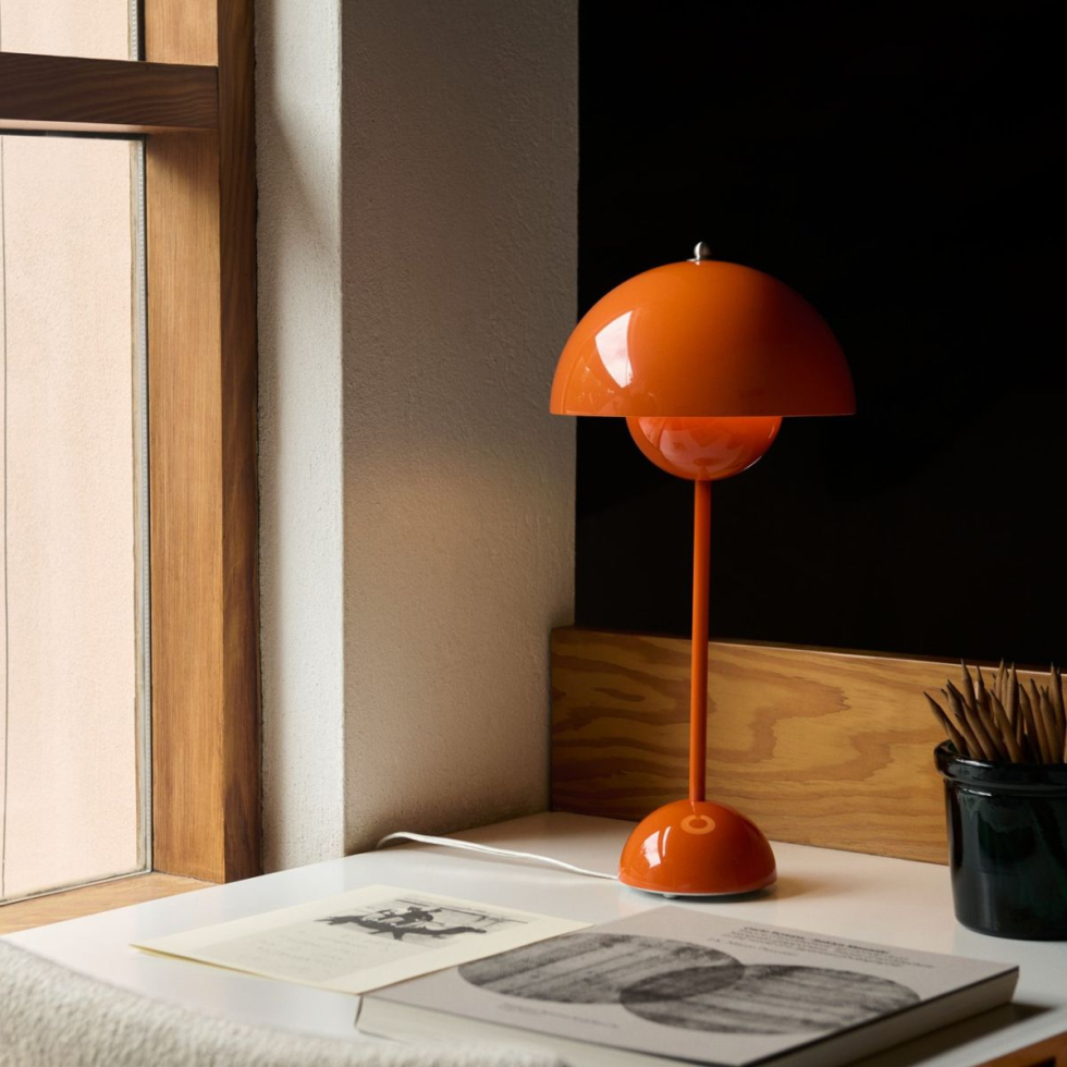 Lampa stołowa Flowerpot VP3 Zesty Orange