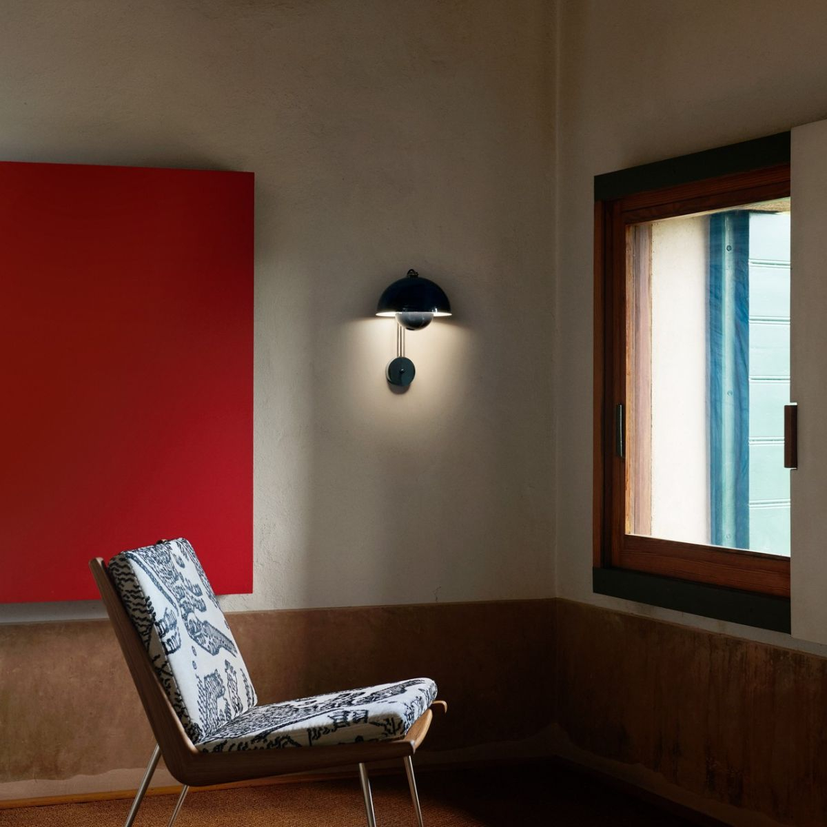 Lampa ścienna Flowerpot VP8 Steel Blue