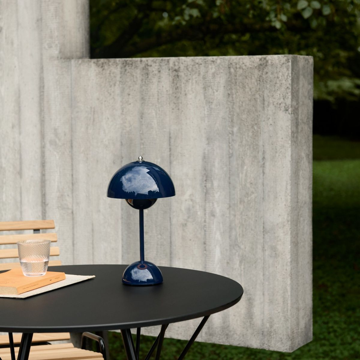 Lampa przenośna Flowerpot VP9 Steel Blue