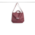 Torba Grid Crossbody Burgundy