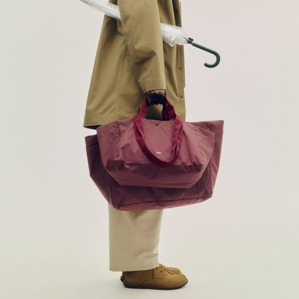 Torba Grid Weekend Bag M Burgundy