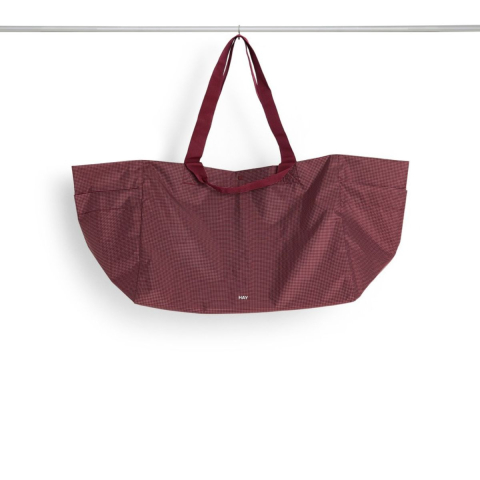 Torba Grid Weekend Bag L Burgundy
