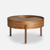 Drewniany stolik kawowy Arc duży Woud