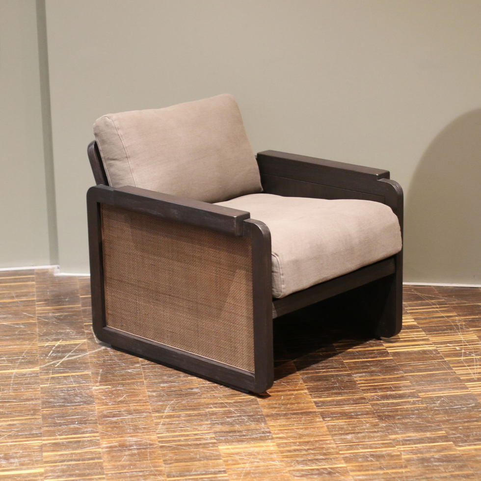 Zestaw: Fotel Panel + stolik boczny Panel