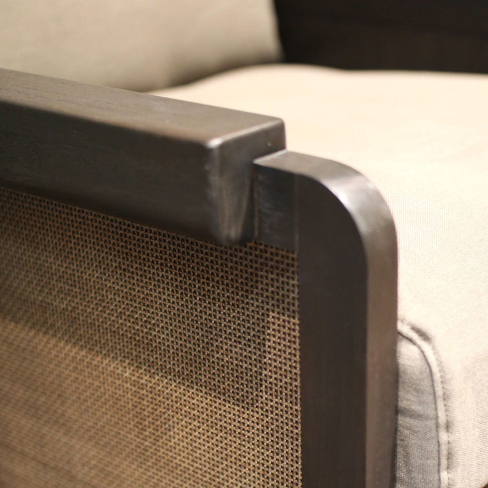 Zestaw: Fotel Panel + stolik boczny Panel