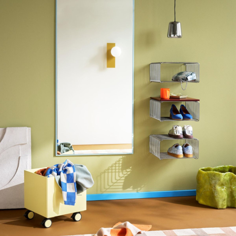 Panton Wire Single Half Hight D 34,8cm Chrom