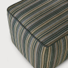 Puf oudoorowy Zahara Blue Stripe