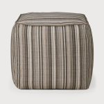 Puf oudoorowy Zahara Grey Stripe