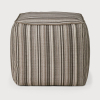 Puf oudoorowy Zahara Grey Stripe