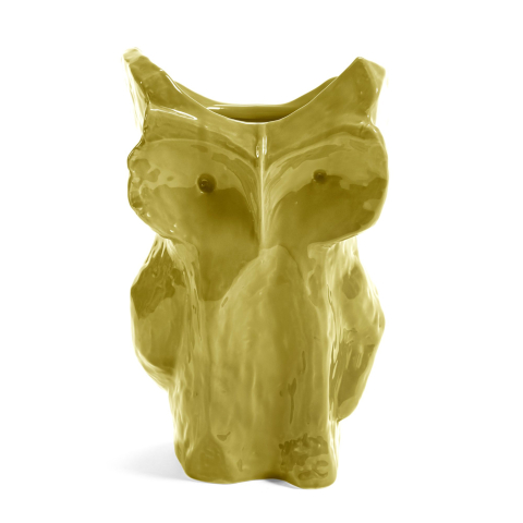 Wazon Owl L Yellow