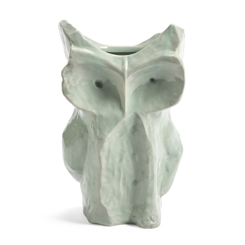 Wazon Owl L Light Blue
