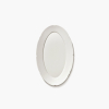 Owalny talerz Silhouette M White