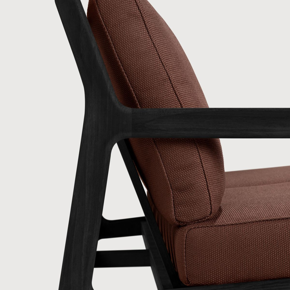 Sofa outdoorowa dwuosobowa Jack Teak Black Burgundy