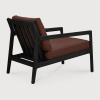 Fotel outdoorowy Jack Teak Black Burgundy