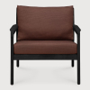 Fotel outdoorowy Jack Teak Black Burgundy