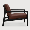 Fotel outdoorowy Jack Teak Black Burgundy