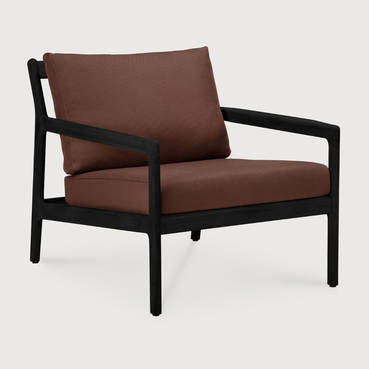 Fotel outdoorowy Jack Teak Black Burgundy