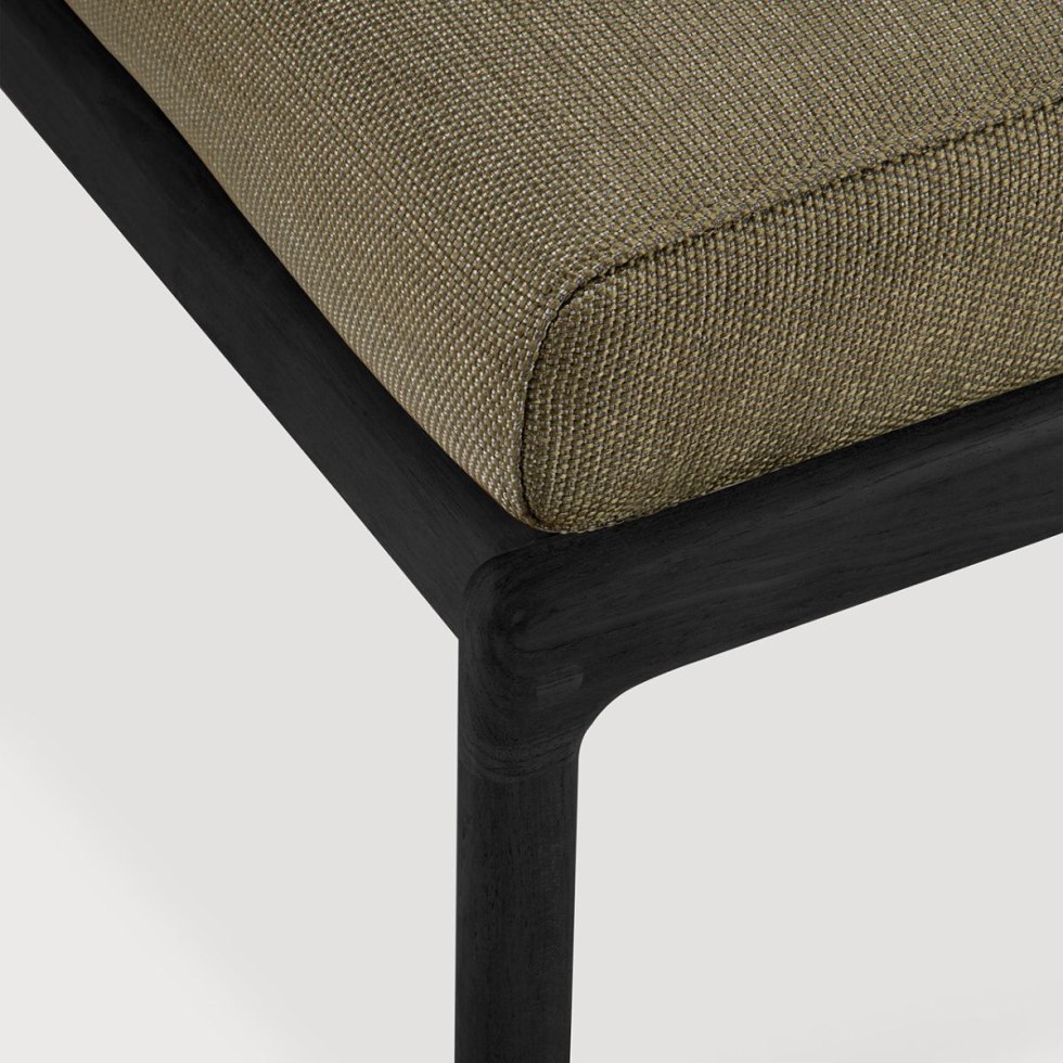 Podnóżek ogrodowy z drewna tekowego Jack Burgundy