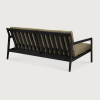 Sofa outdoorowa dwuosobowa Jack Teak Black Green