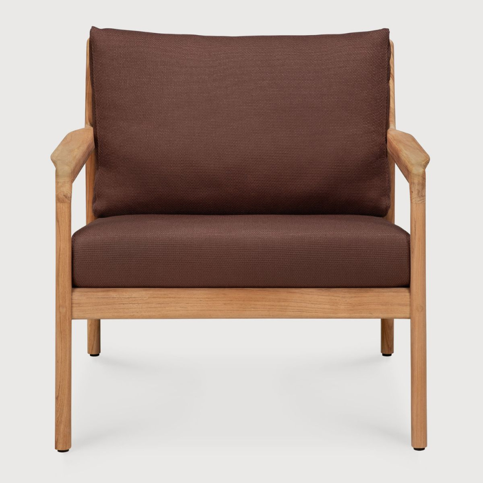 Fotel outdoorowy Jack Teak Burgundy