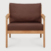 Fotel outdoorowy Jack Teak Burgundy