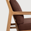Sofa outdoorowa dwuosobowa Jack Teak Burgundy