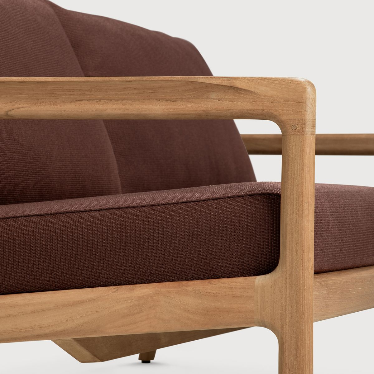 Sofa outdoorowa dwuosobowa Jack Teak Burgundy