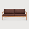 Sofa outdoorowa dwuosobowa Jack Teak Burgundy