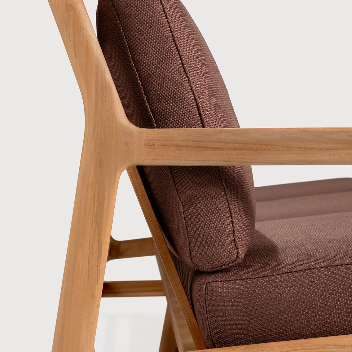 Sofa outdoorowa trzyosobowa Jack Teak Burgundy