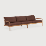 Sofa outdoorowa trzyosobowa Jack Teak Burgundy
