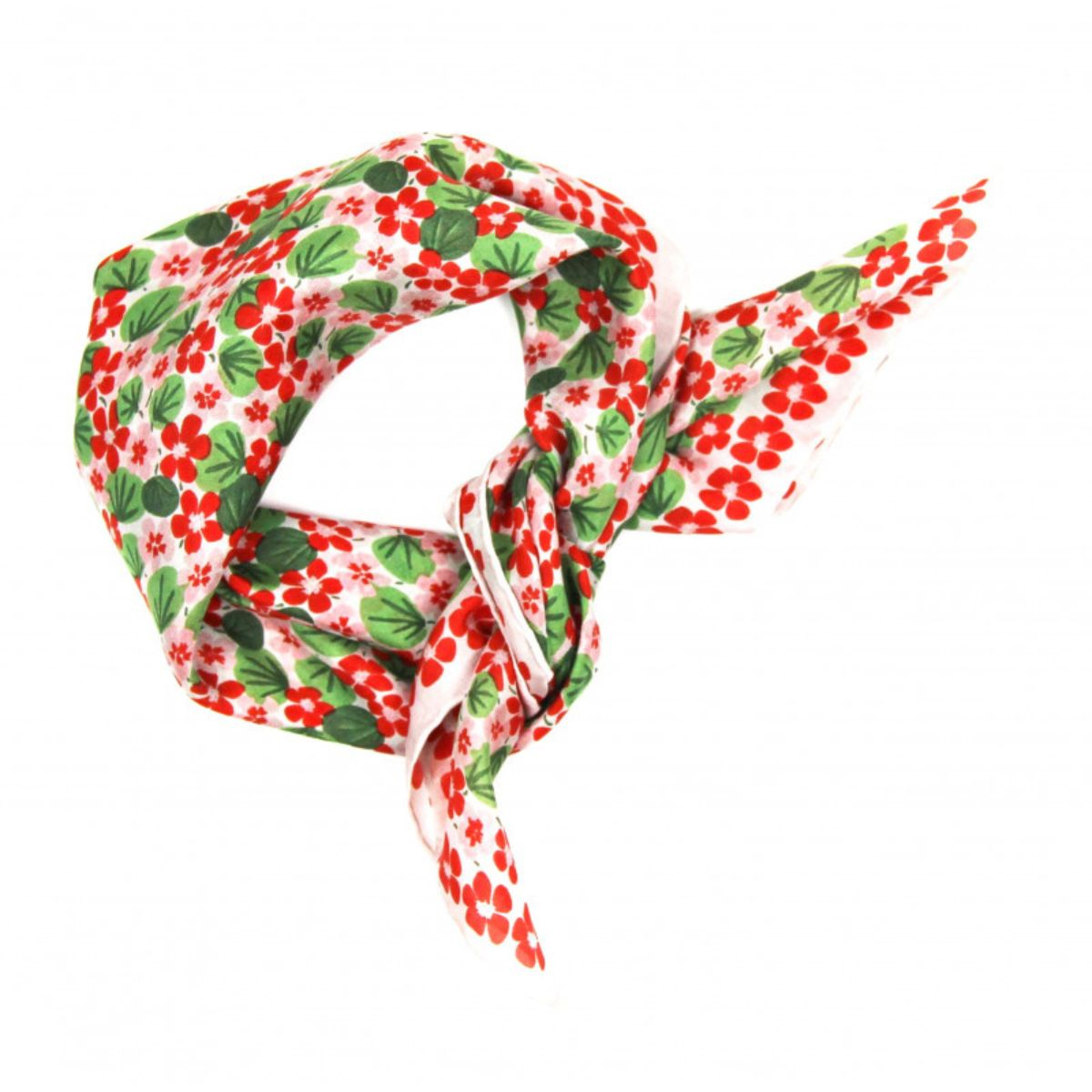 Apaszka jedwabna Mini Capucine Orange