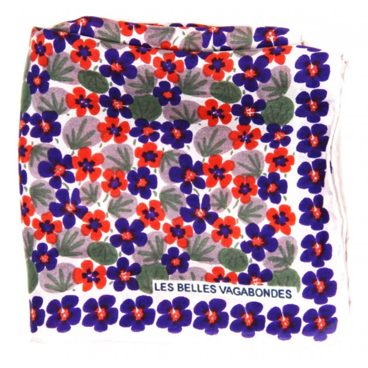 Apaszka jedwabna Mini Capucine Prune