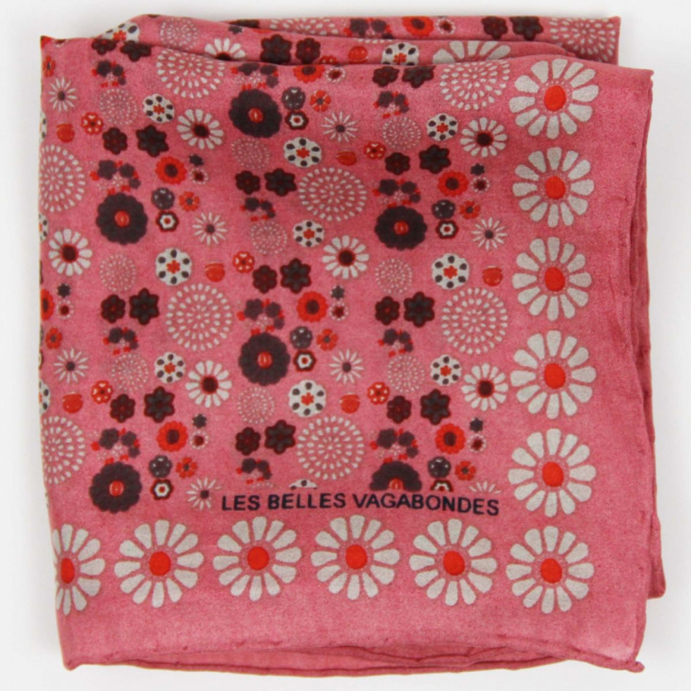 Apaszka jedwabna Mini Hanami Rose