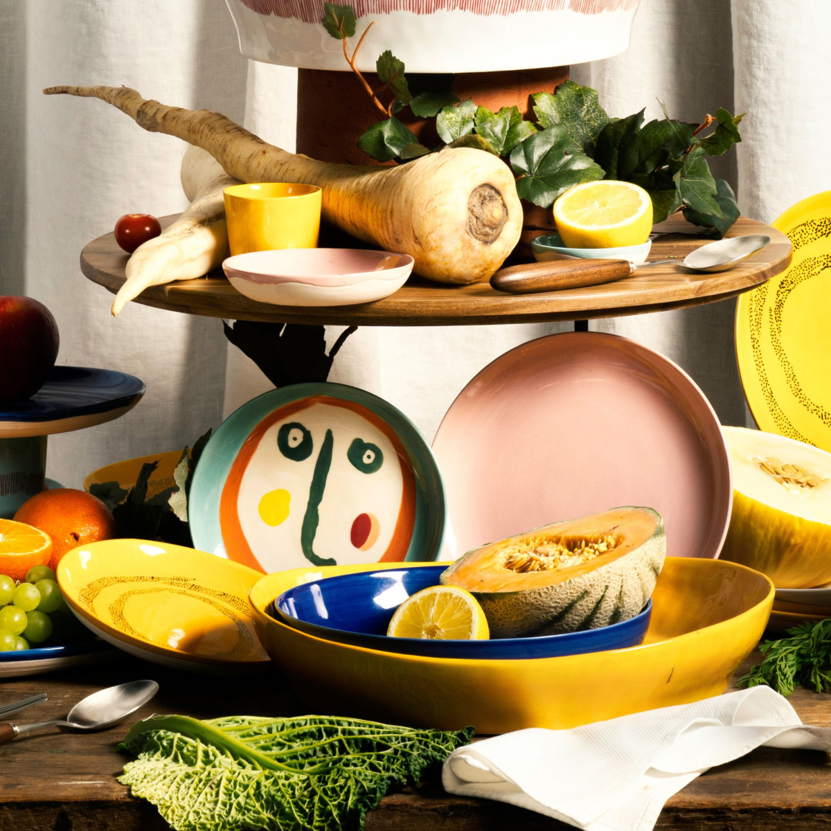 Talerz S Delicious Pink Feast