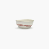 Miska S Feast White Swirl - Stripes Red
