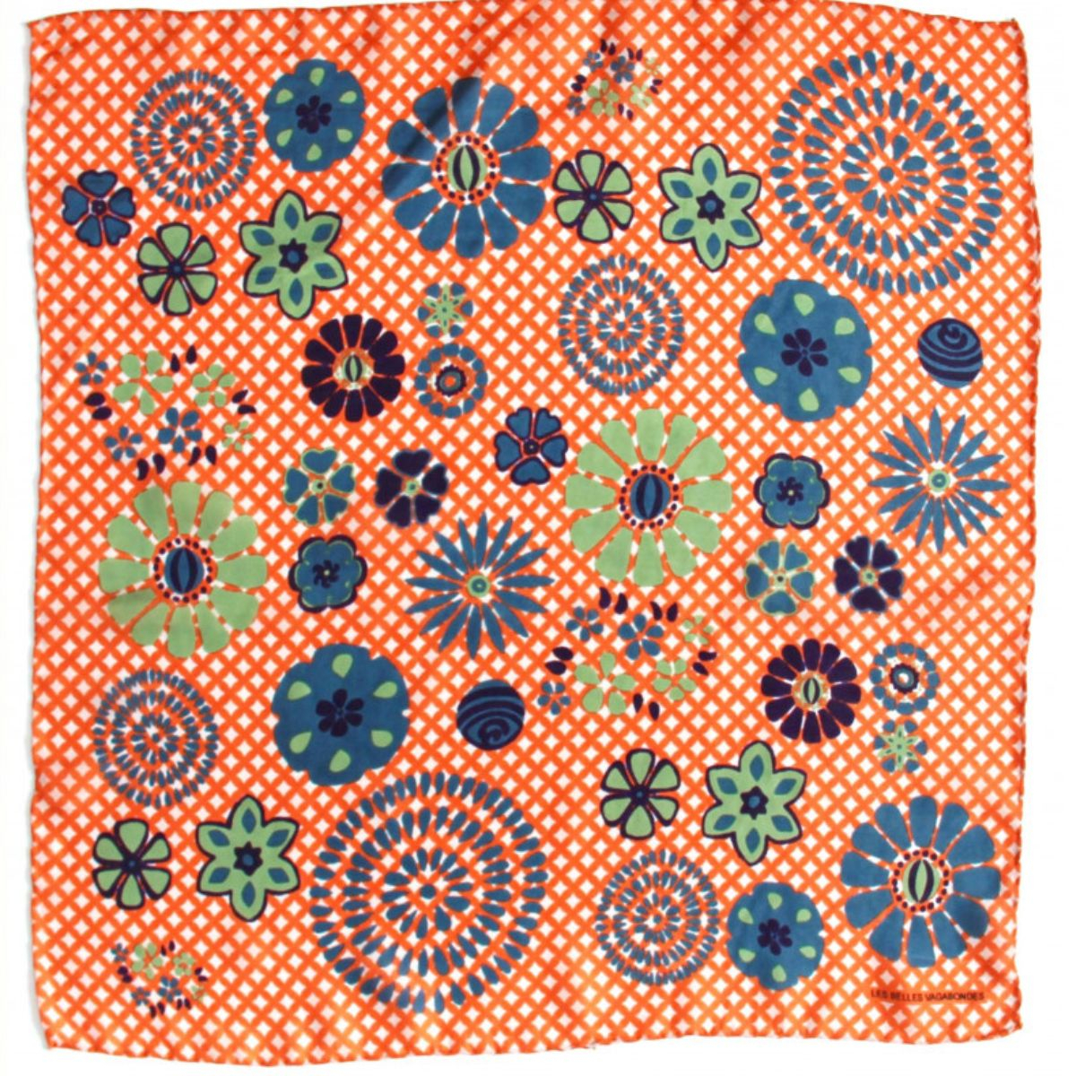 Apaszka jedwabna Mini Shippo Orange