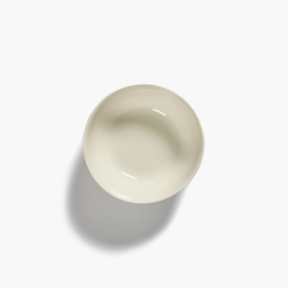 Miska L Feast White Swirl - Stripes Blue