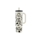 Kubek termiczny ze słomką Straw Viva la Vida 800 ml