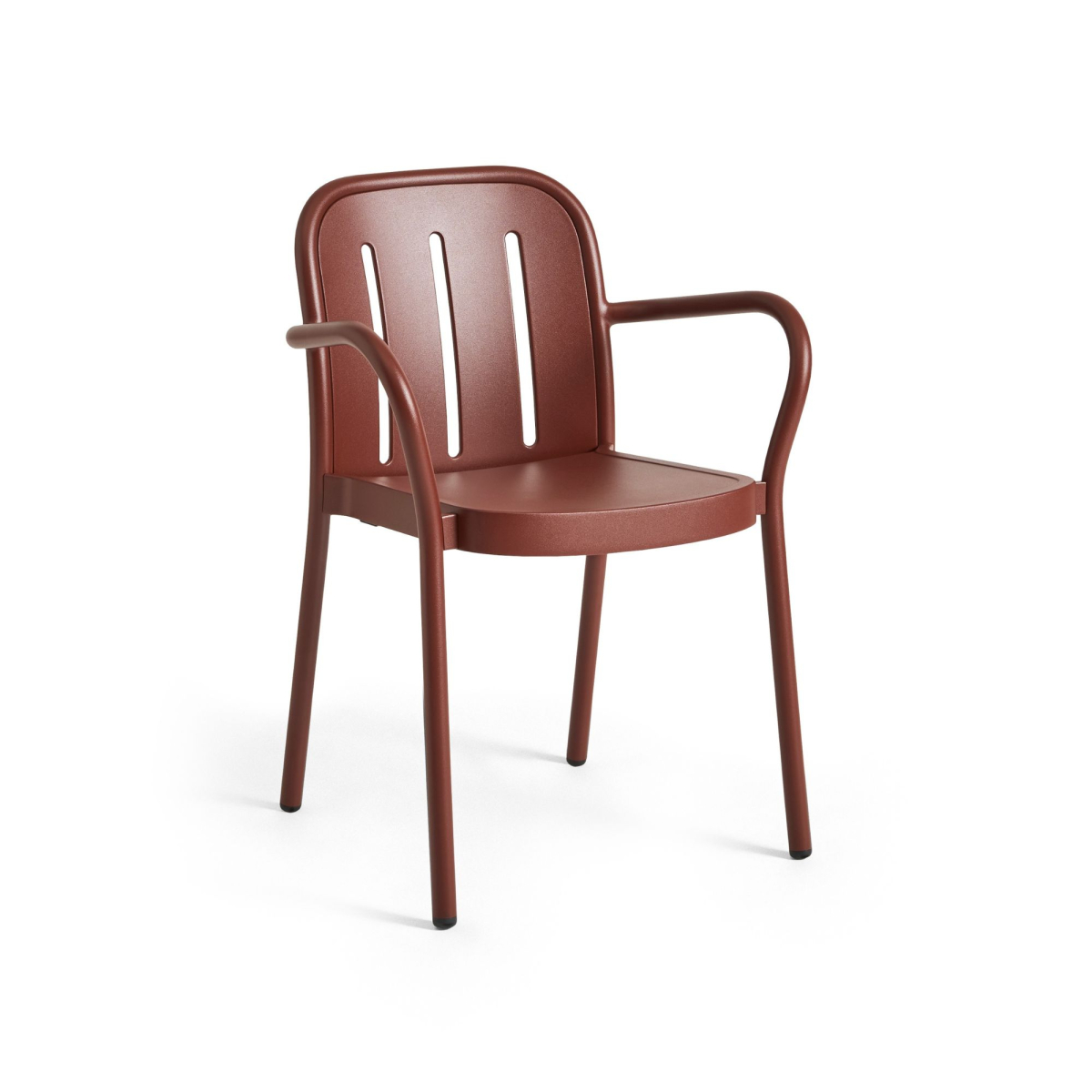 Krzesło ogrodowe z podłokietnikami Deville Iron Red