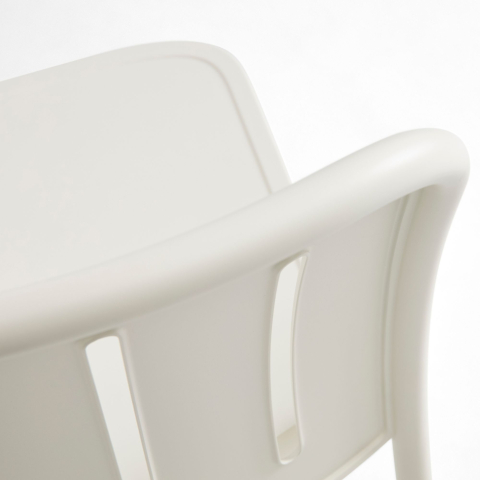 Krzesło ogrodowe Deville Cream White