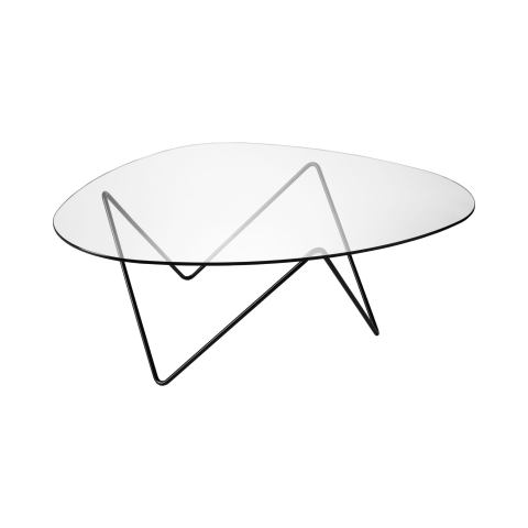 Nowoczesny stolik kawowy Pedrera clear glass Gubi