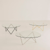 Nowoczesny stolik kawowy Pedrera clear glass Gubi