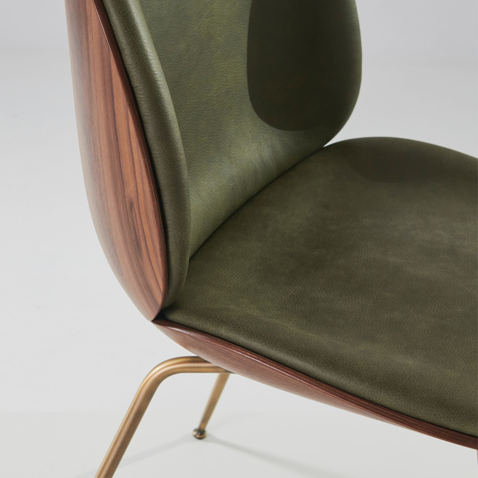 Tapicerowane krzesło tapicerowane Beetle Gubi