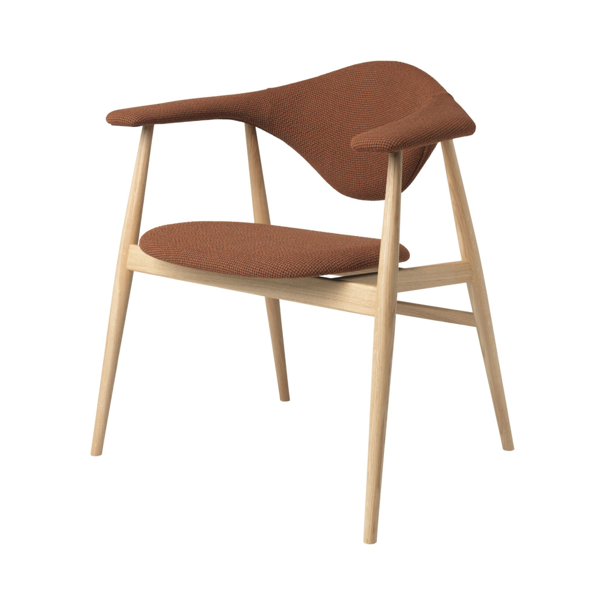 Tapicerowane krzesło Masculo Gubi