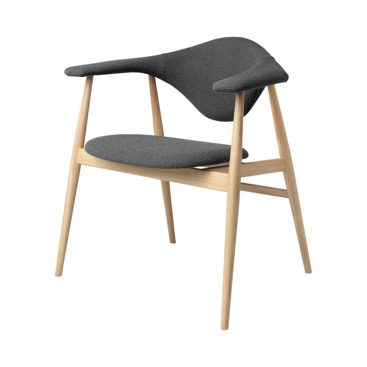 Tapicerowane krzesło Masculo Gubi