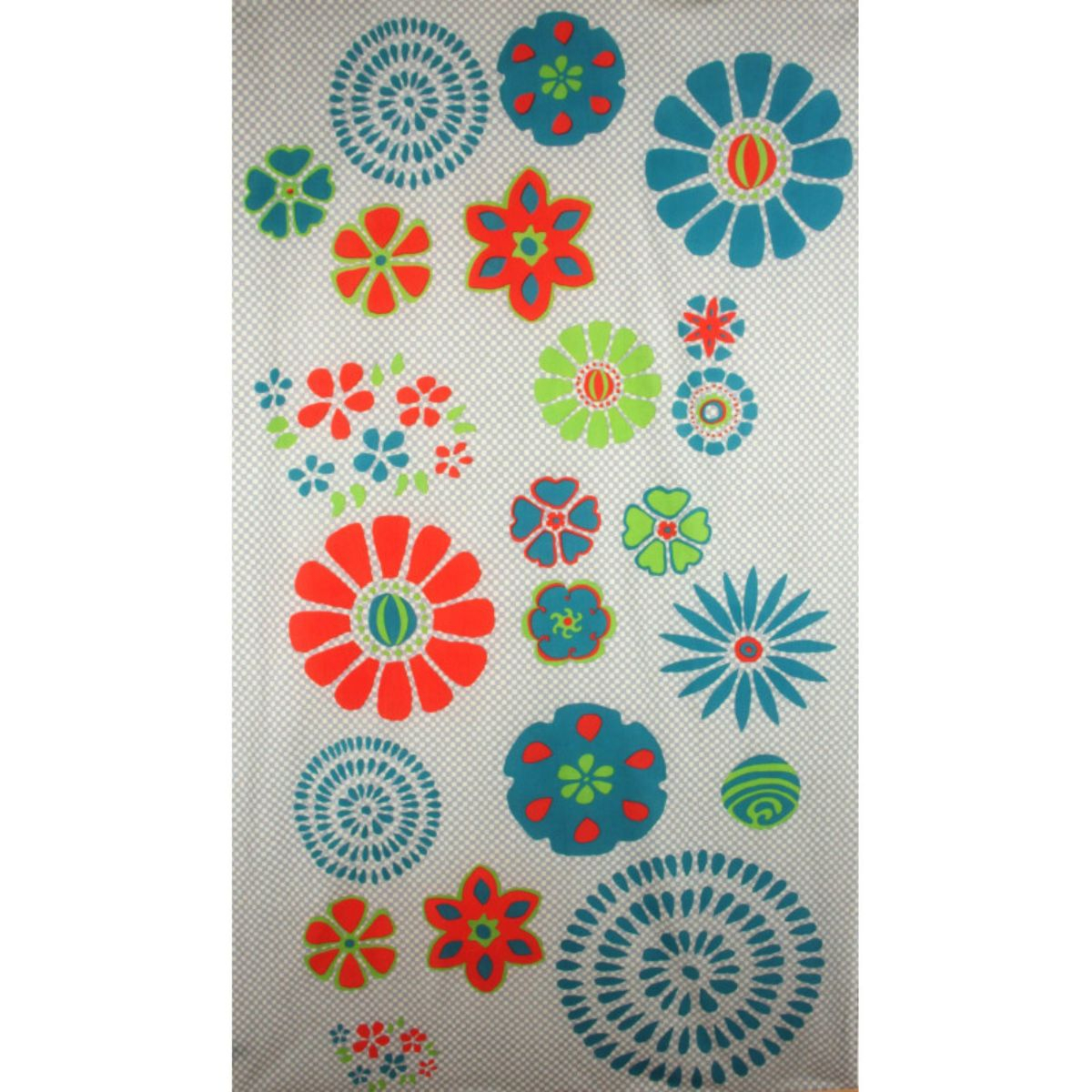 Szal bawełniany Ichimatsu Beige Gris