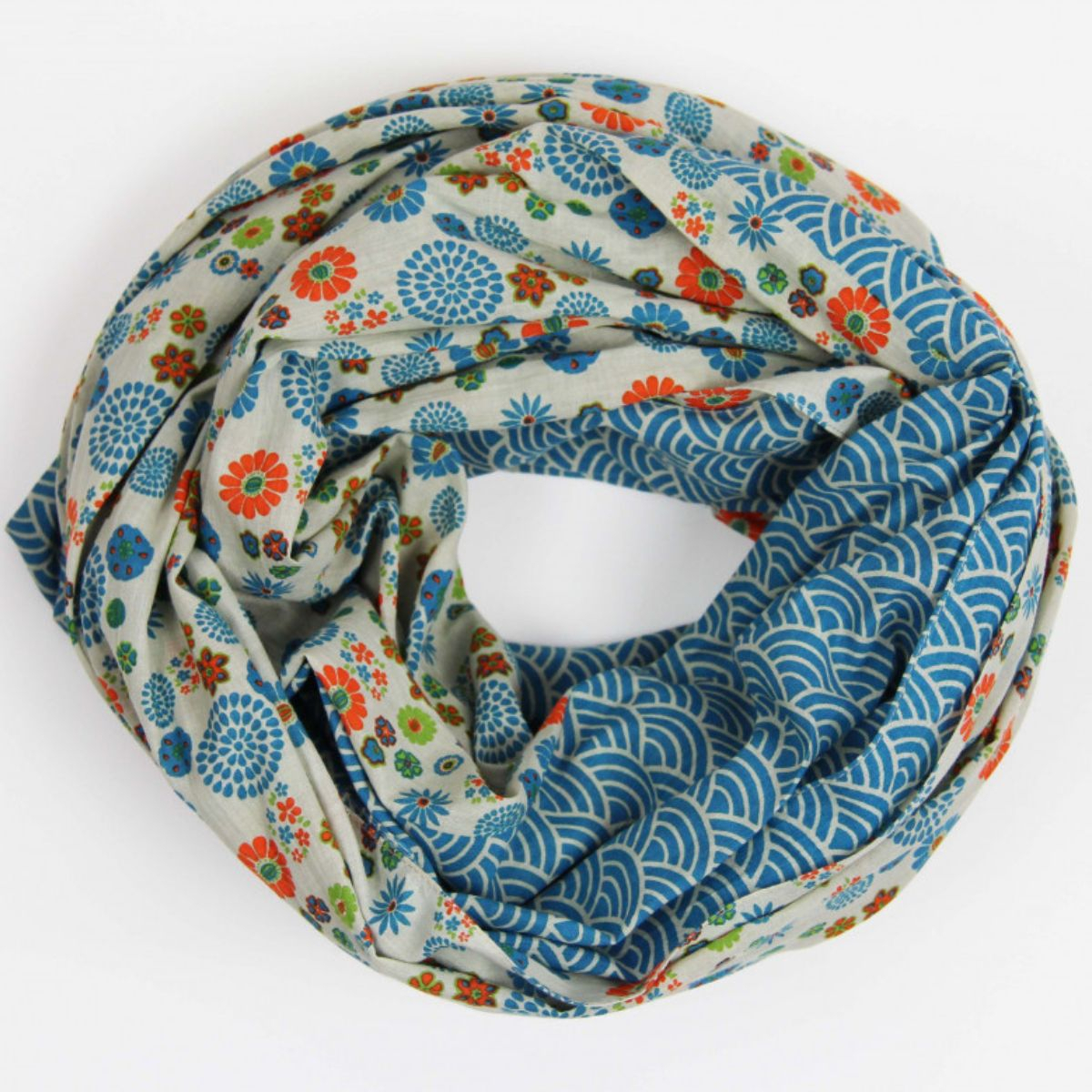 Szal bawełniany Kohana Bleu