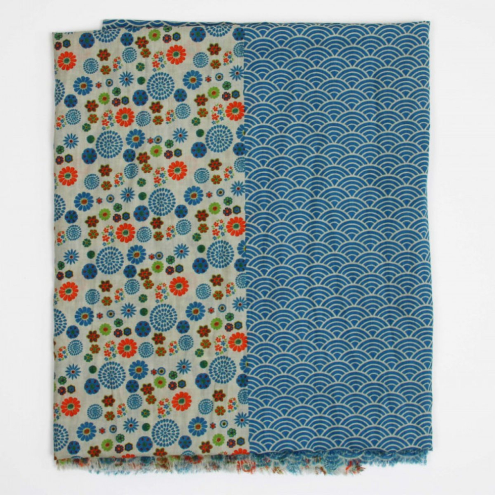 Szal bawełniany Kohana Bleu