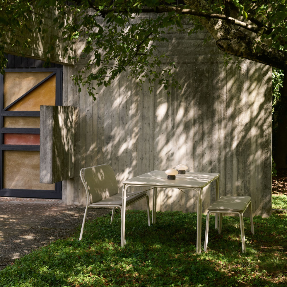 Stół outdoorowy Thorvald SC113 90x160cm Ivory