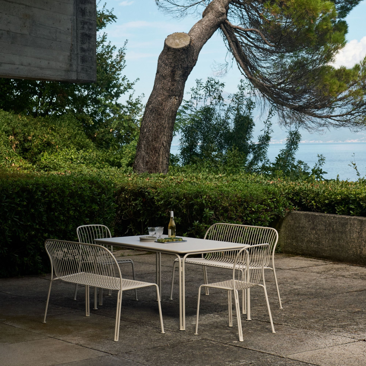 Stół outdoorowy Thorvald SC113 90x160cm Ivory